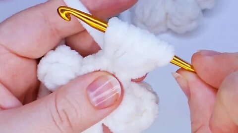 How to crochet puffs flowers short tutotorial