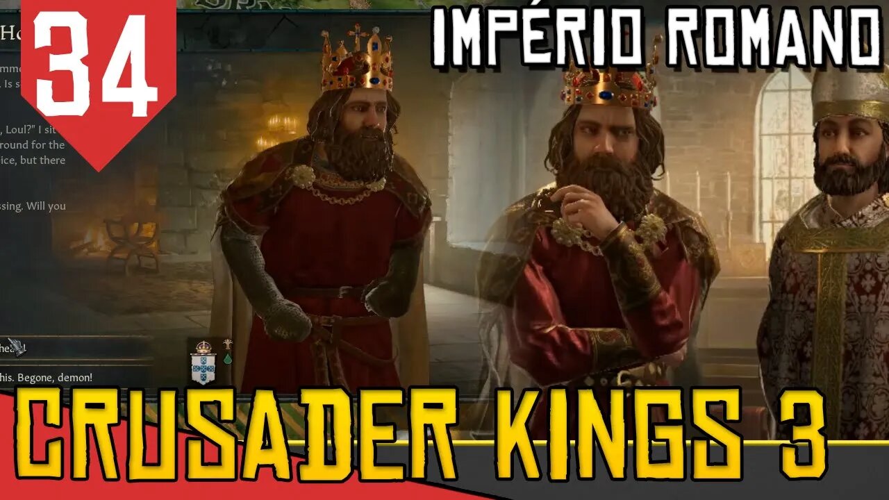 De olho nas TERRAS DO PAPA - Crusader Kings 3 Portugal #34 [Gameplay PT-BR]