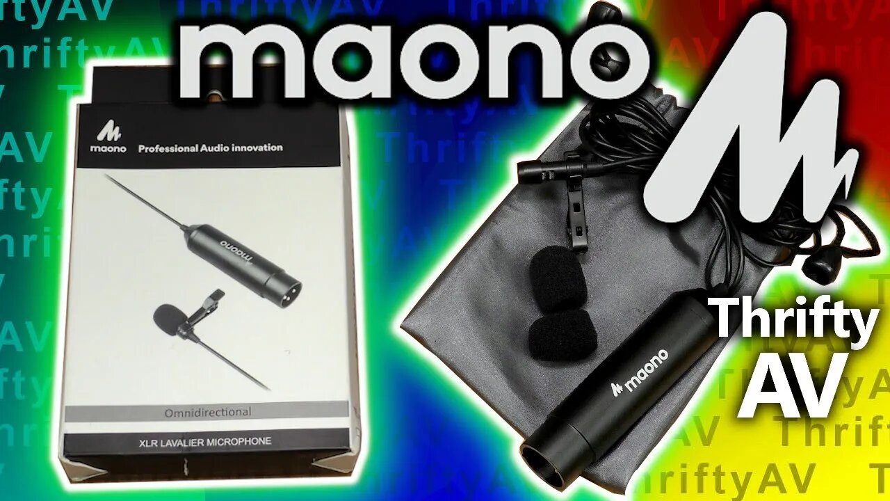 Quality XLR Sound on a Budget! The Maono AU-XLR10 Lavalier Lapel Microphone Unboxing & Demonstration