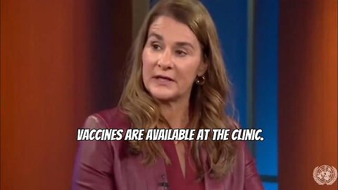 Melinda 'Gates' promotes Vaccines, Birth Control and Smartphones Over Clean Running Water and Food