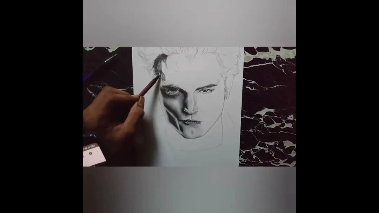 Drawing Robert Pattinson | Pencil Drawing time-lapse. #sketching #drawing #robertpattinson #youtube