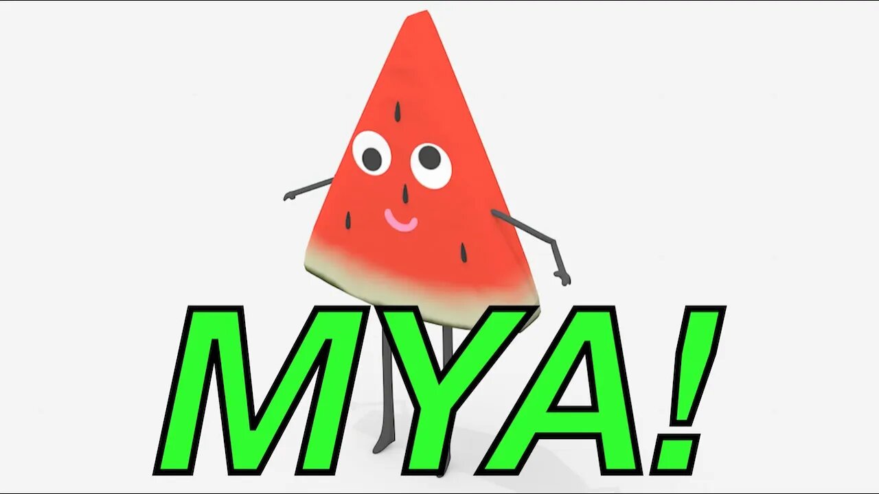 Happy Birthday MYA! - WATERMELON Birthday Song