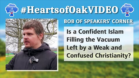 Bob of Speakers Corner - Is a confident Islam filling the vacuum left by a weak Christianity?