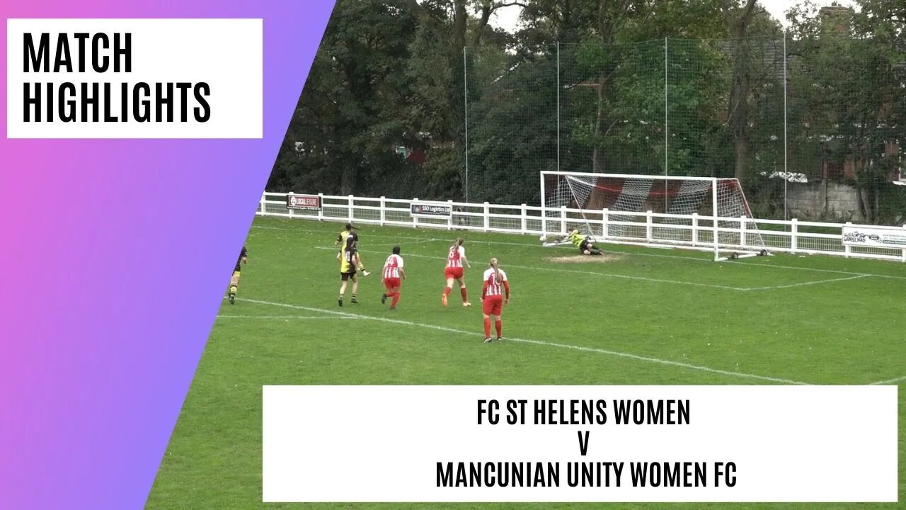 Women's FA Cup | FC St Helens Women v Mancunian Unity Women FC | Match highlights