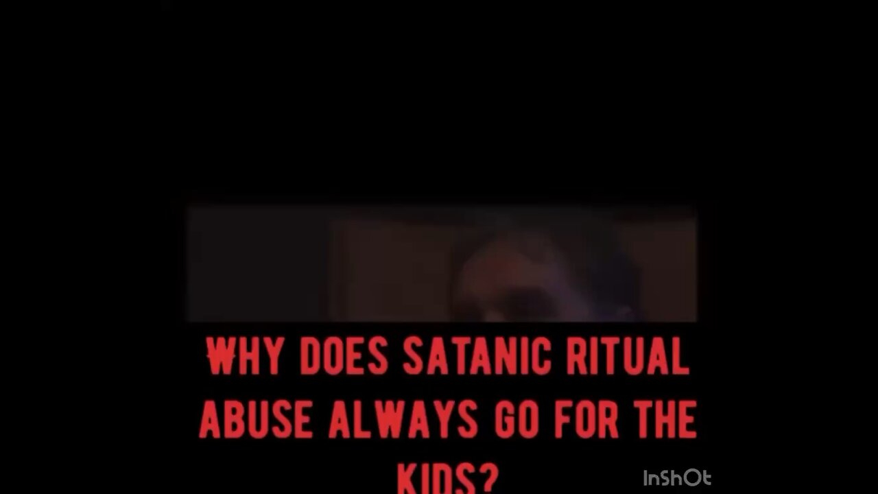 Why Satanists and Pedophiles chase the children