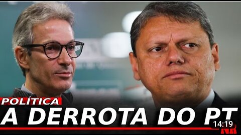 #5 É O FIM DO PT! CHAPA FORMANDO TARCÍSIO E ZEMA! META E YOUTUBE SE MANIFESTAM!