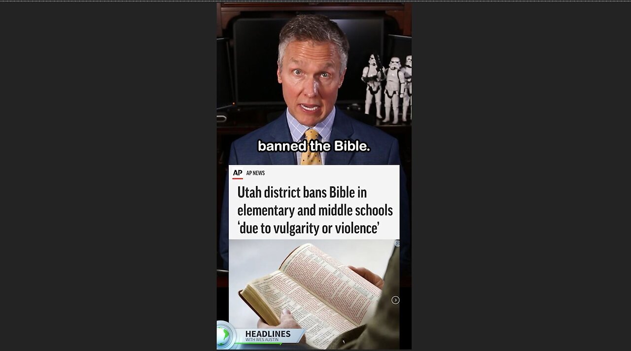 Utah Schools Ban Bible from School Libraries: 'Vulgar and violent'