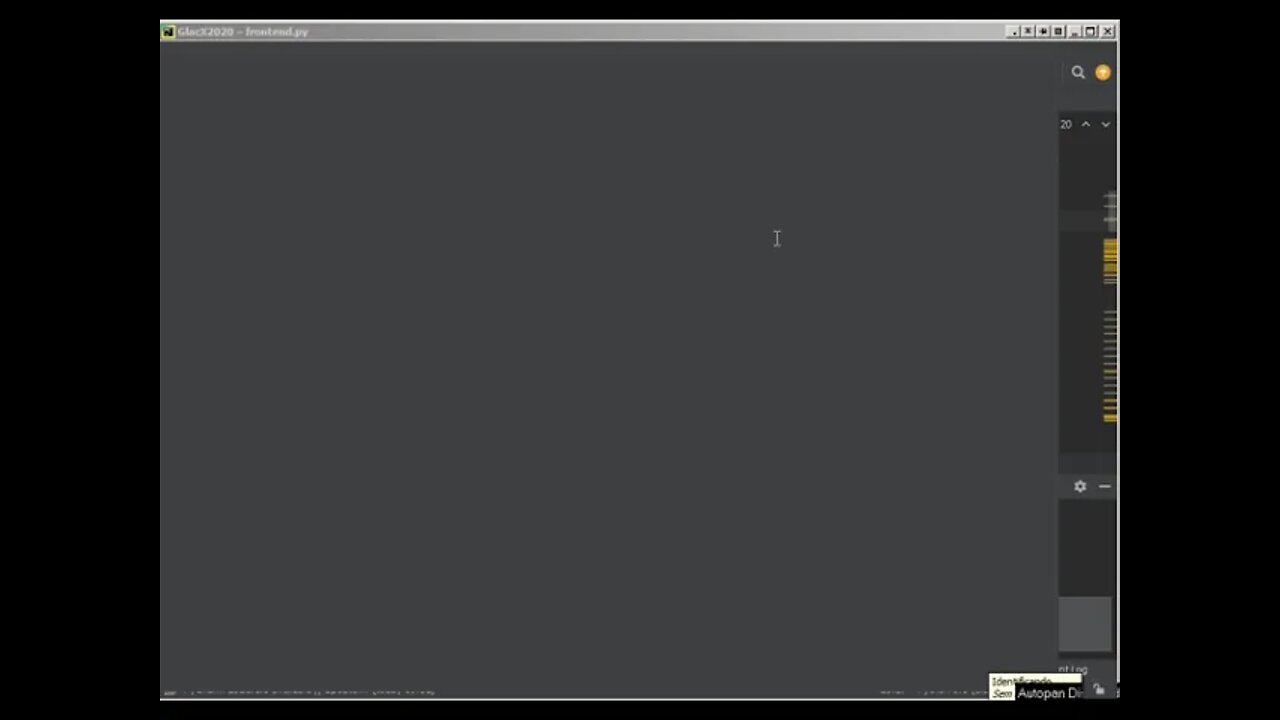 Montando um efeito de transparencia ao iniciar o GlacX