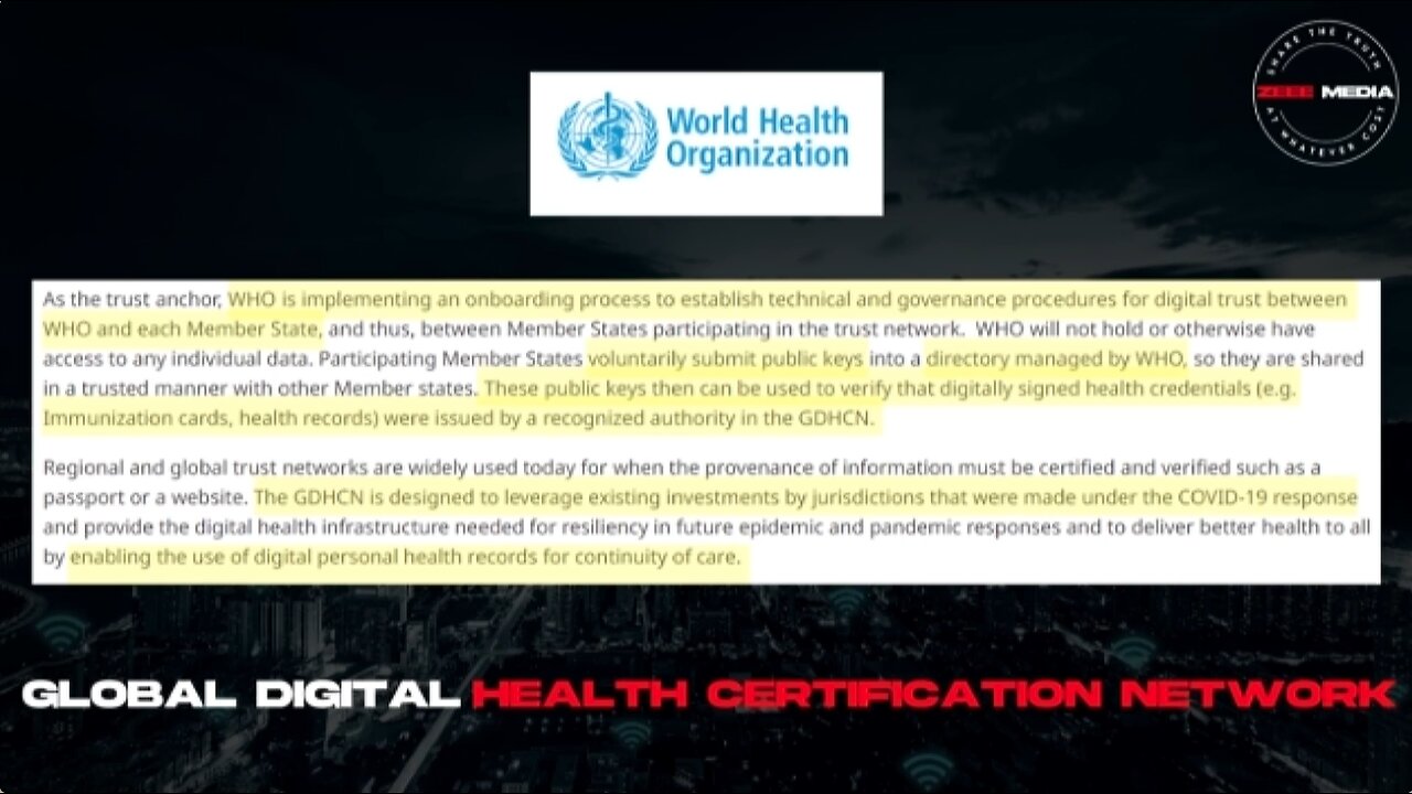 Maria Zeee | “What The WHO Is Going To Do Next, They Are Going To Issue Digital Keys”