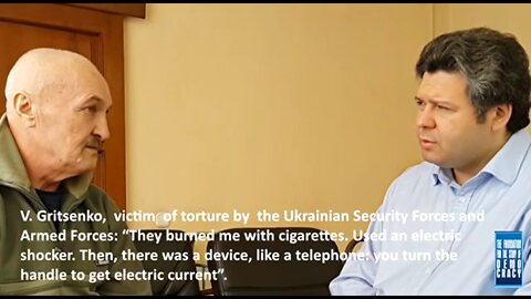 What the neo-Nazis from the official security services of Ukraine did to people is very hard to listen to