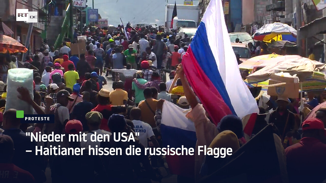 "Nieder mit den USA" – Haitianer hissen die russische Flagge