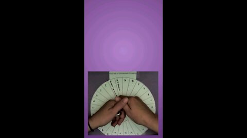 Today's message using The Art of Universal Knowing