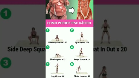 Treino Rápido para perder barriga em qualquer lugar