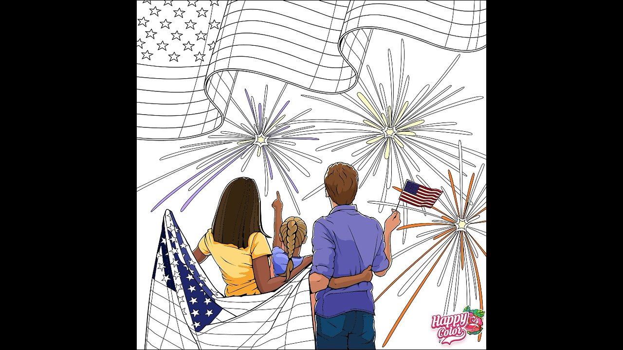 Happy Color App. - 4th Of July