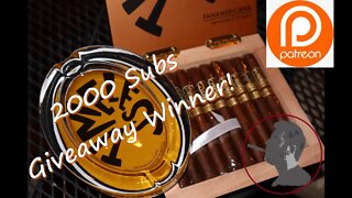 Jonose Cigars 2000 Subs Giveaway Winner!