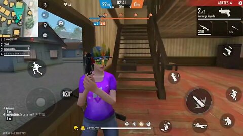 FREE FIRE ATAQUE A COMBOI ( BERMUDA ) 4X4