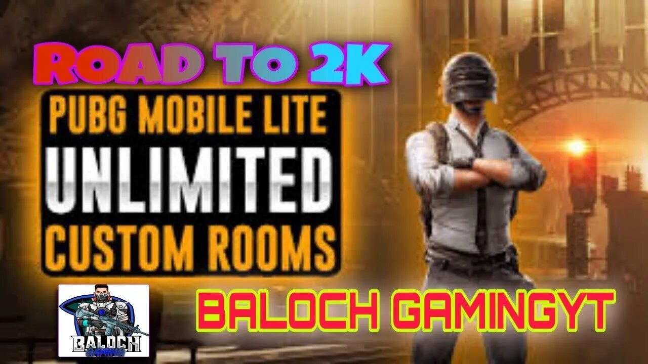 PUBGMOBILELITE LIVE STREAM AND CUSTOM ROOMS/BALOCHGAMINGYT