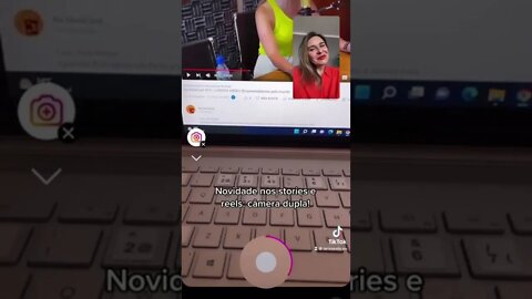 Como usar a câmera dupla no insta? #dicasdeinstagram #marketingdigital #instagram #conteúdo #insta