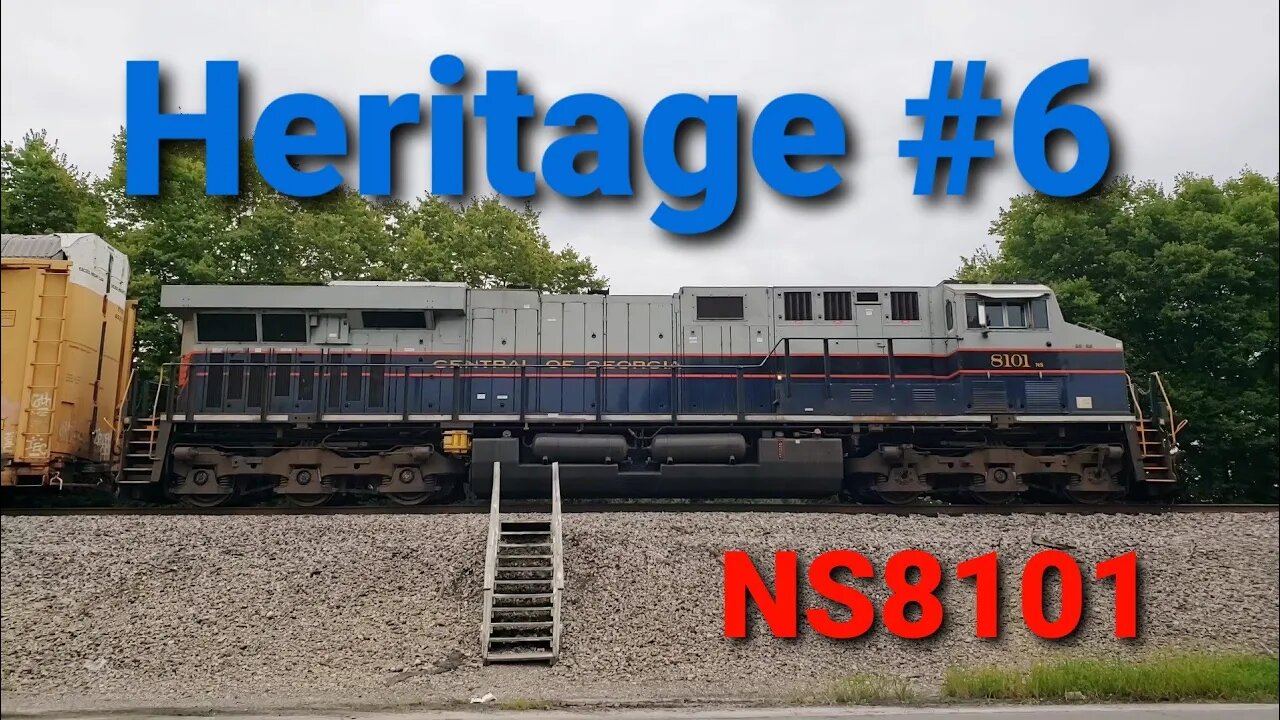 NS8101 Central of Georgia Norfolk Southern heritage unit