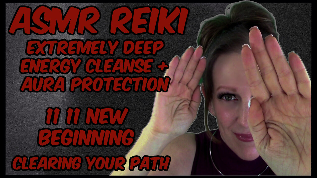 ASMR Reiki l Deep Cleanse l Smoke- Selenite -Stones- Pala Shaker + LL l Close Hands + Whispering