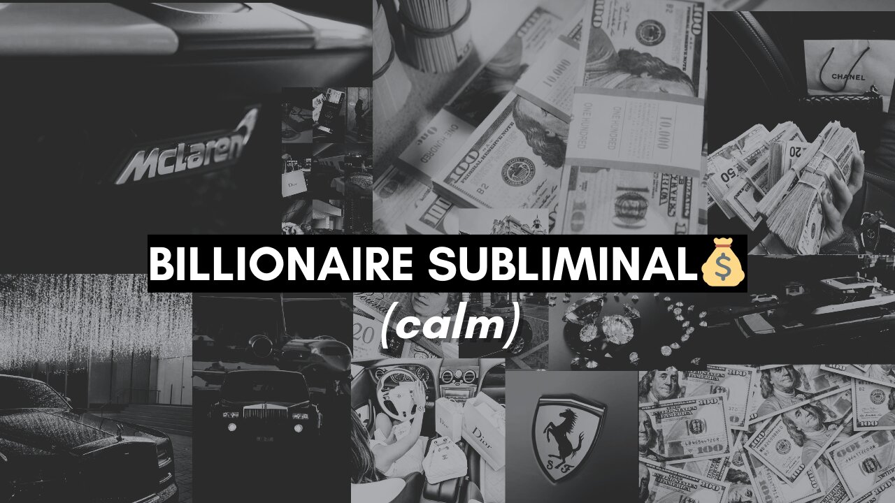 💎 BILLIONAIRE ABUNDANCE SUBLIMINAL 💎 (calm version)