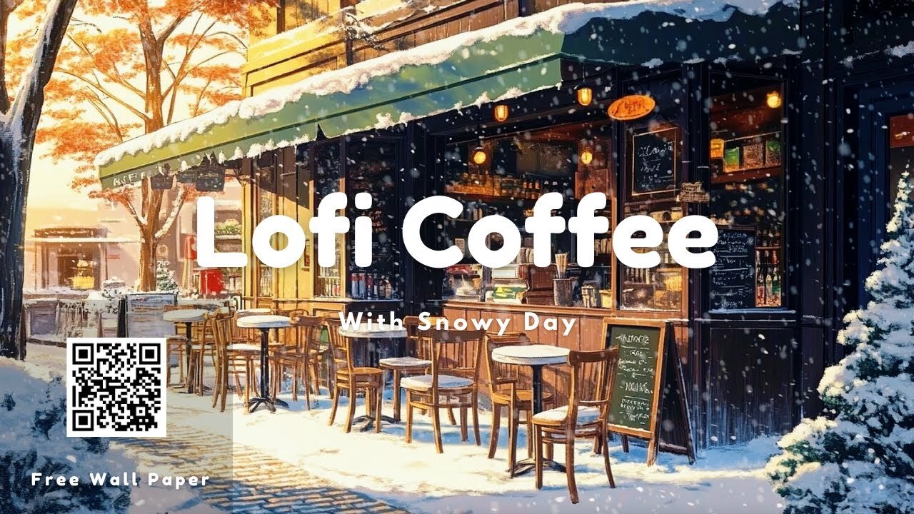 Lofi Coffee Shop Music ☕ Soothing Cafe with Chill Lofi Beats to relax / study / work ❄️