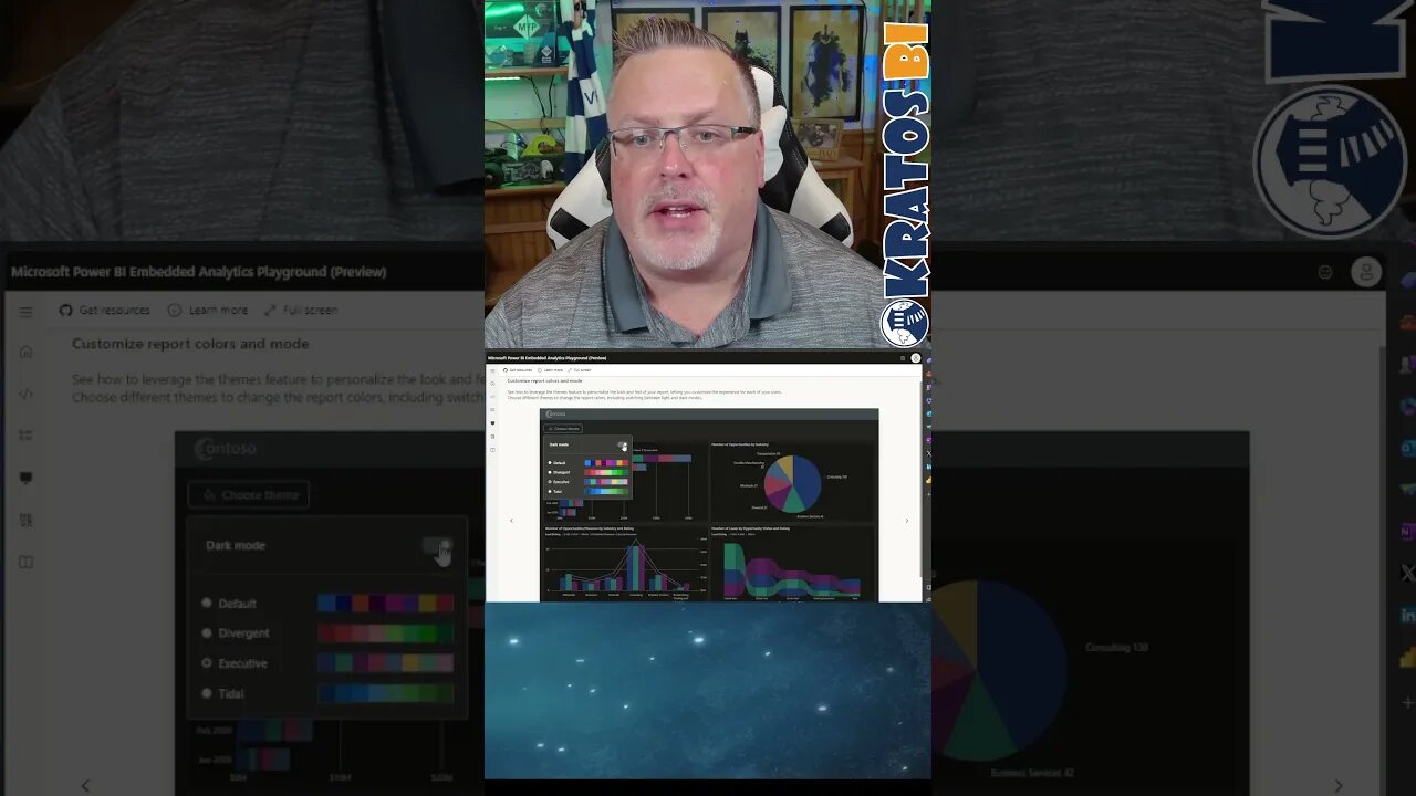Power BI Embedded - Custom Colors #microsoftfabric