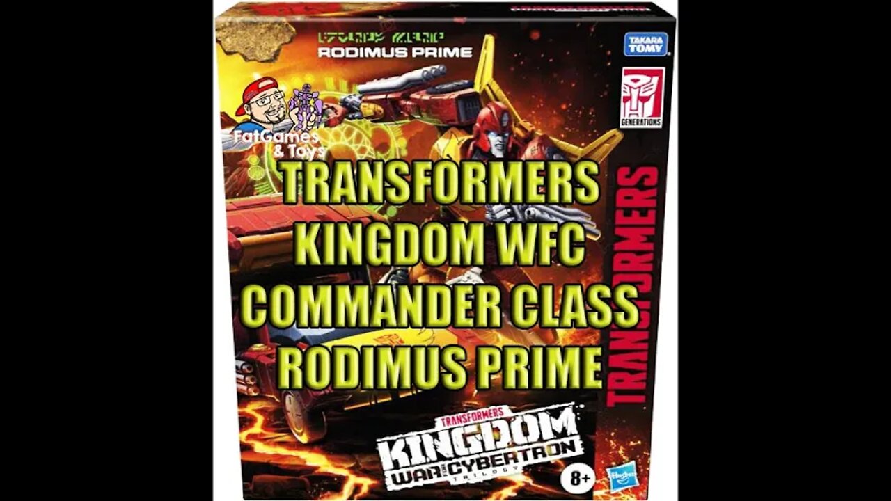 Transformers Kingdom WFC Commander Class Rodimus Prime Review