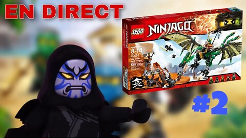 [Live Construction] : 70593 Le dragon émeraude de Lloyd (LEGO Ninjago) [Partie 2]