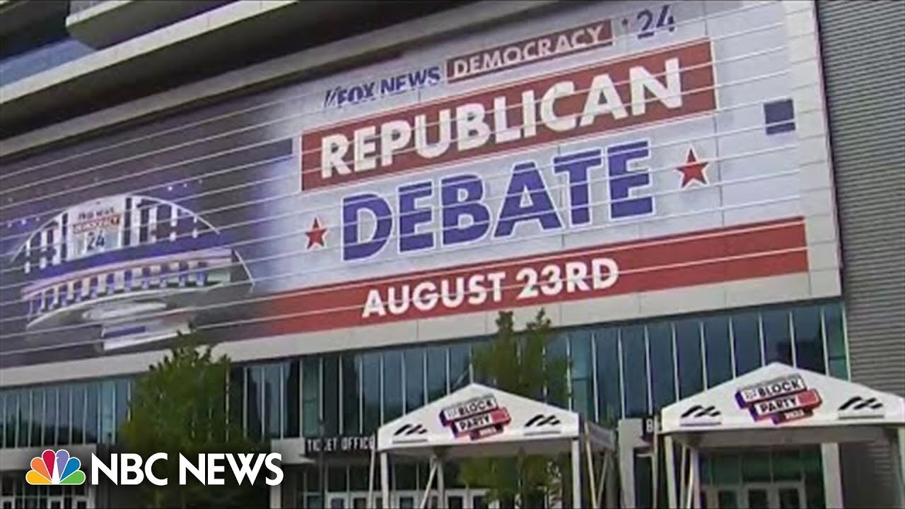 GOP presidential hopefuls set to take debate stage without Trump