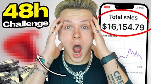 I Tried Shopify Dropshipping With NO MONEY For 48 Hours (INSANE RESULTS)