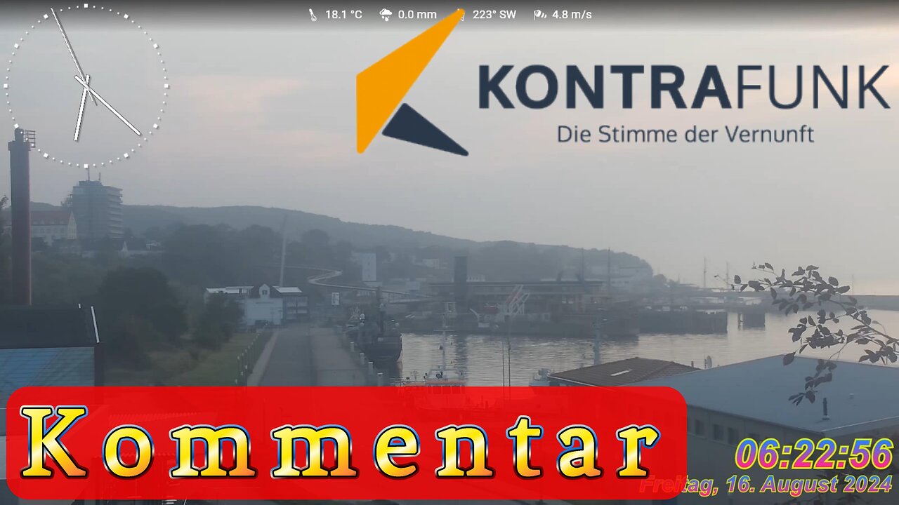 Kommentar im Kontrafunk 16.08.2024 - Frank Wahlig #glaubewenig, #hinterfragealles, #denkeselbst