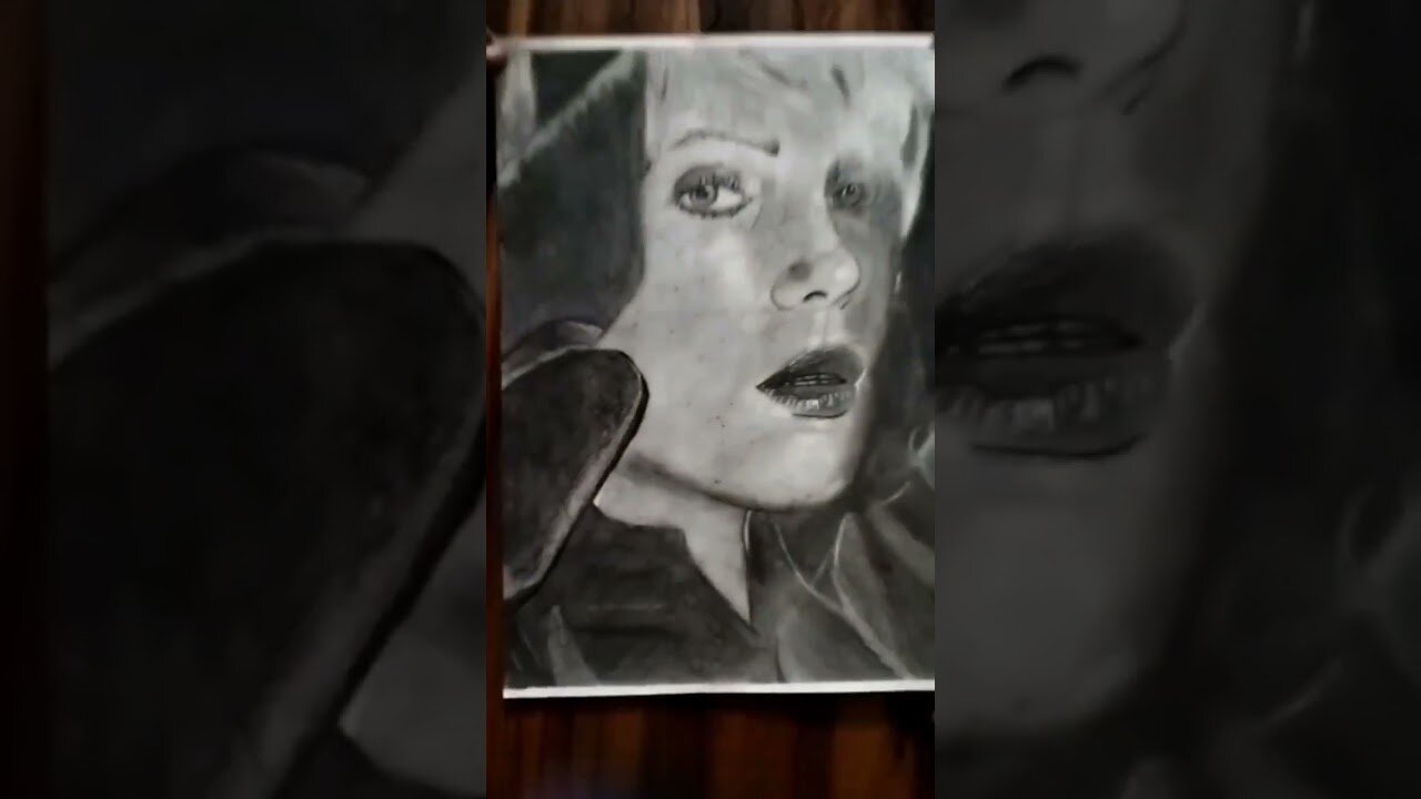 Billie Eilish sketch l spent 22 hours on it🧭⏰✍✍#viral#short#trending#shorts feed