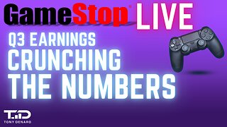 GME Q3 2024 Earnings - Crunching The Numbers 🔴 LIVE