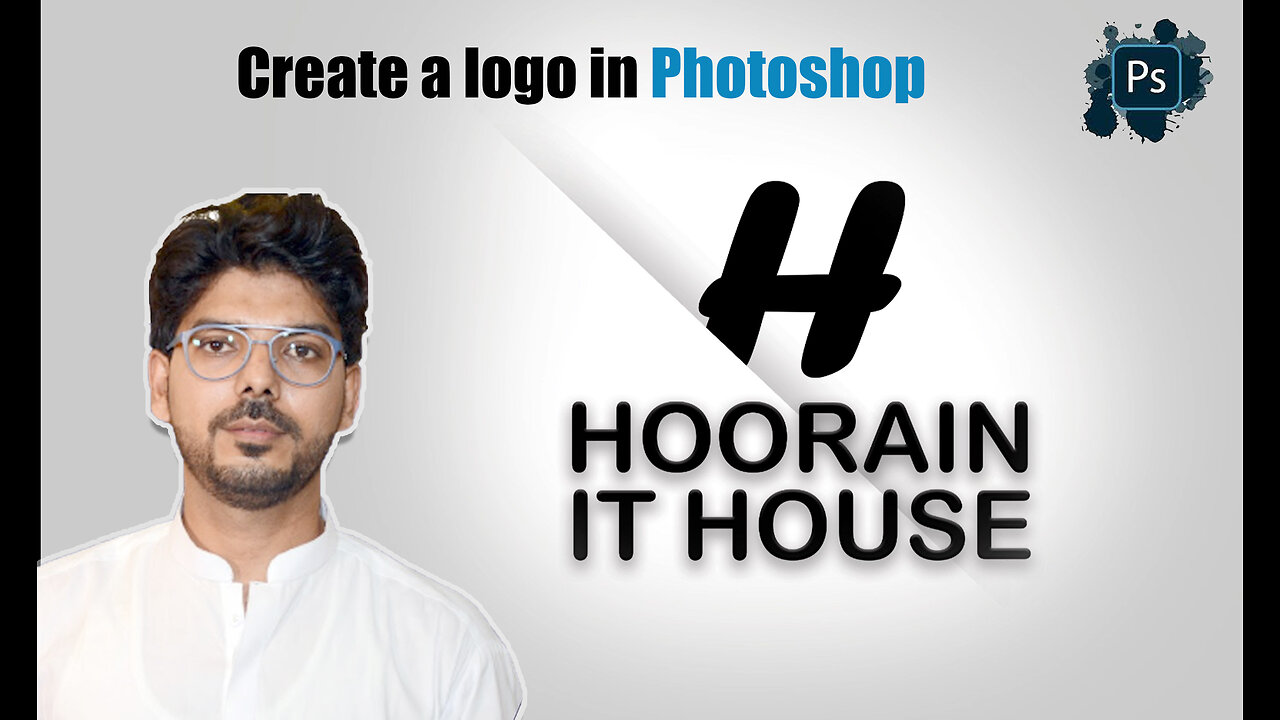 How to make logo in photoshop | Photoshop Logo Design Tutorial