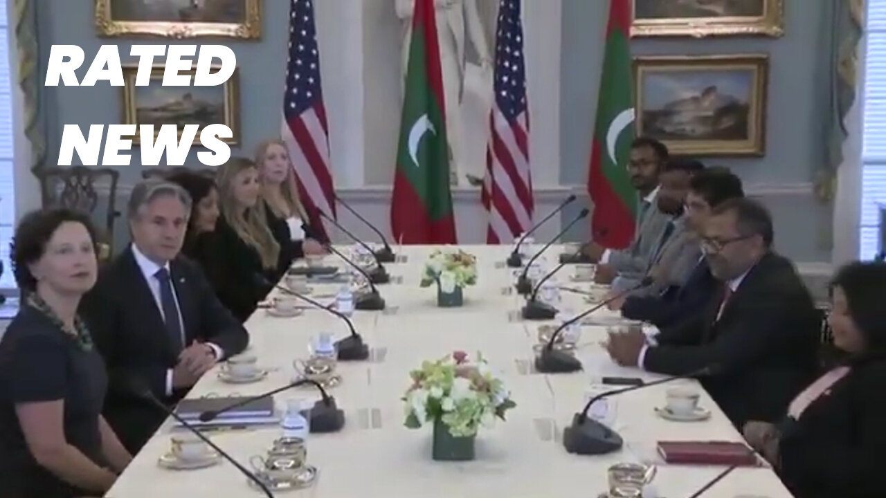 Moosa Zameer and Blinken Discuss Future of U.S.-Maldives Relations