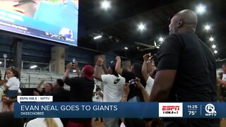 Evan Neal selected in NFL Draft by Giants