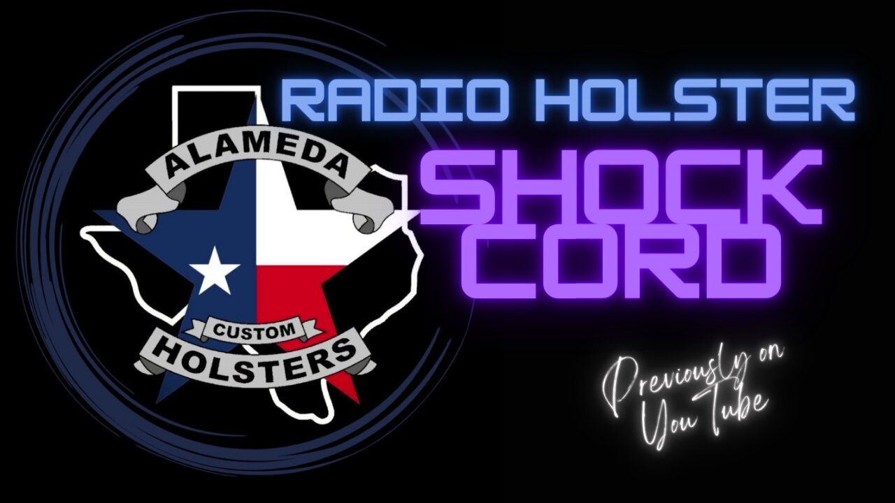 Radio Holster & Shock Cord