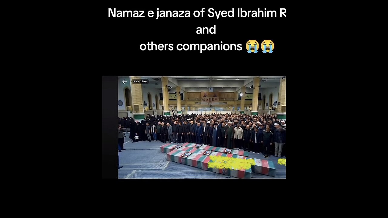 Namaz e janaza of Syed Ibrahim R and others companions