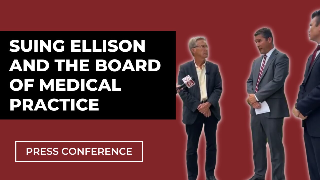 Press Conference: Lawsuits Against Keith Ellison and the Board of Medical Practice