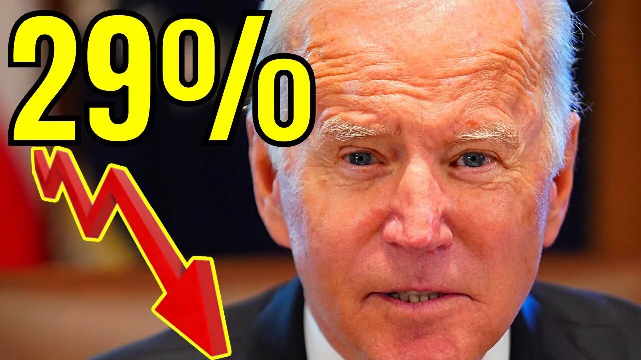 Joe Biden Approval Ratings DROP to 29%! ALL TIME TRAINWRECK among Independents & Hispanics!