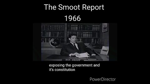 the Smoot Report part 1