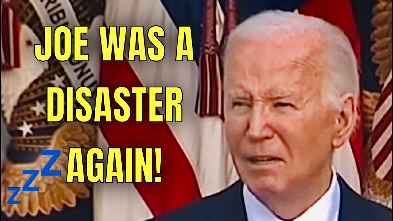 More Slurring and Confusion for JOE BIDEN during his Speech 🤦‍♂️