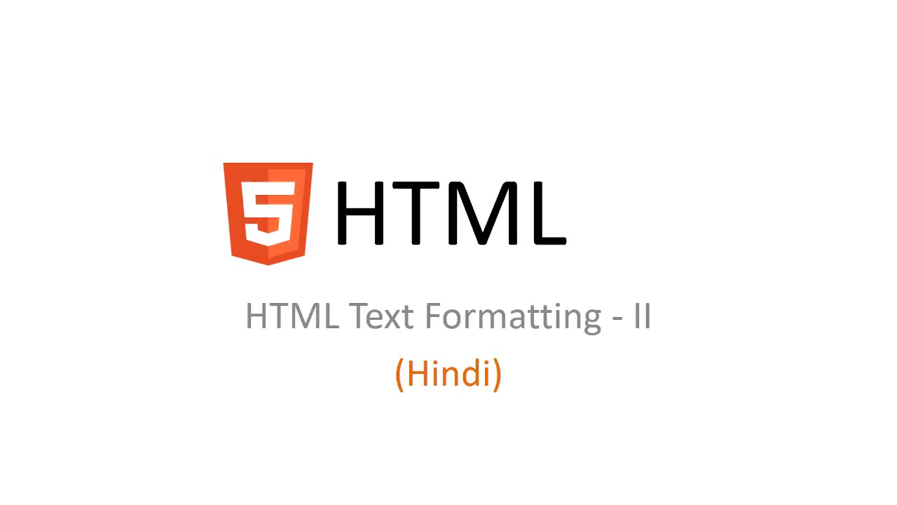 Lecture No 5 - HTML5 Text Formattint II in Hindi/Urdu - HTML5 Course in Hindi/Urdu - SQ Open Learn