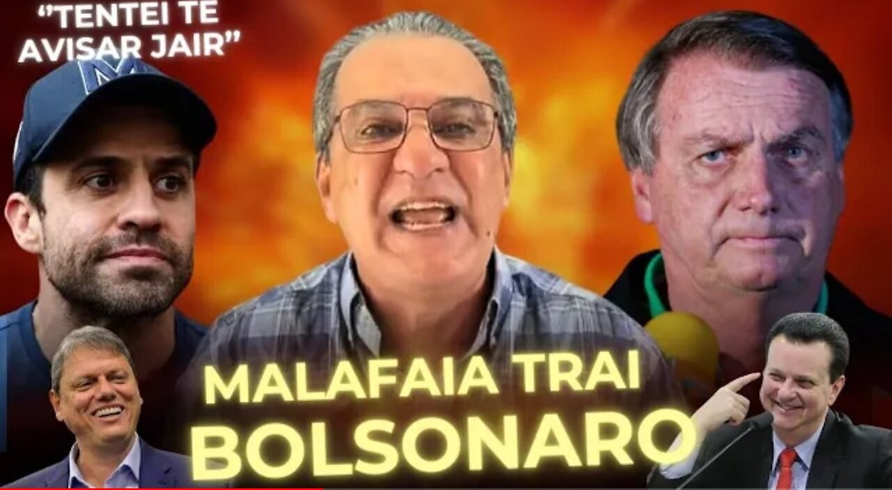 MALAFAIA TRAI BOLSONARO A MANDO DE KASSAB 😂 MARÇAL AVISOU! SÓ ESPERARAM CHEGAR NO 2º TURNO!