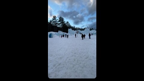 Loon Mtn NH Ice Castle