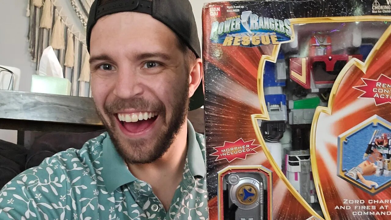 Power Rangers Lightspeed Charging Omega Megazord - Unboxing Review #powerrangers #lightspeedrescue