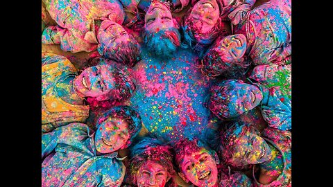 Holi festival in India.