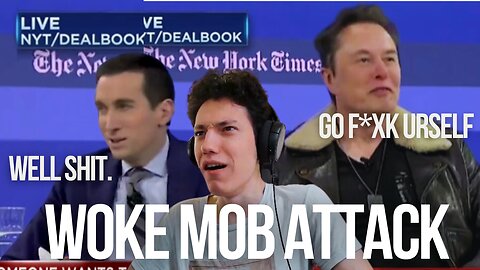 BOOOM ELON MUSK WRECKS FEMININE INTERVIEWER ON ADS