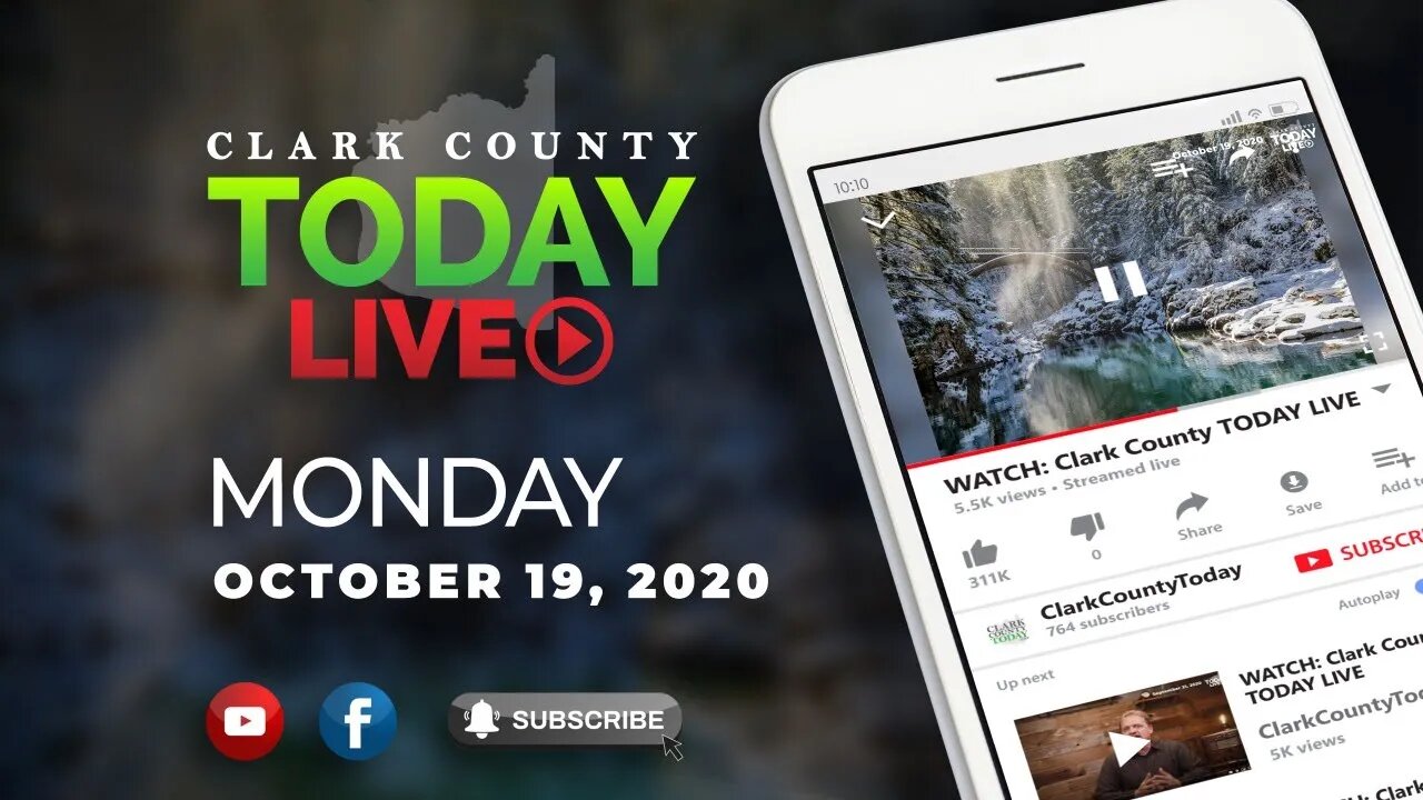 WATCH: Clark County TODAY LIVE • Monday, October 19, 2020